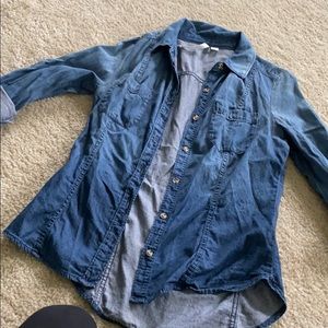 LC Jean button up